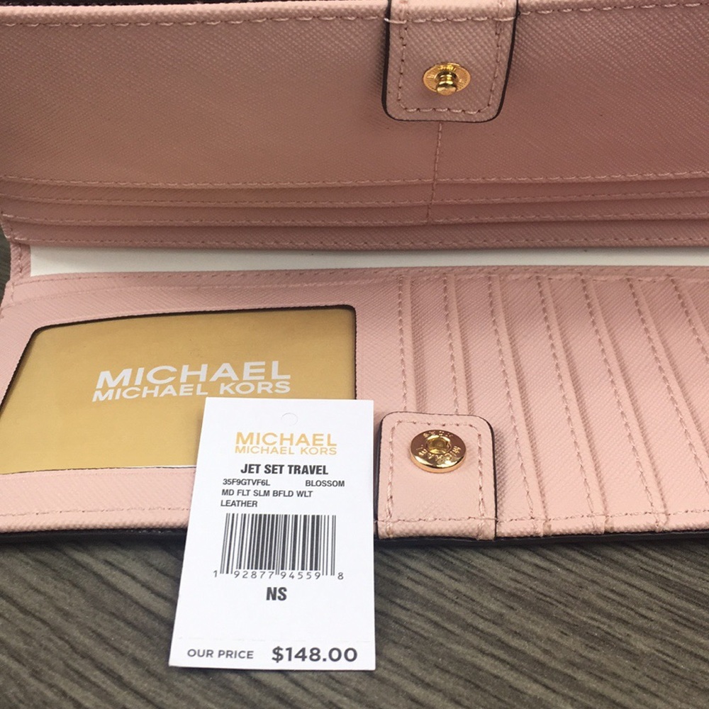 Michael Kors Jet Set Flat Slim Bifold Wallet - Picture 8 of 8